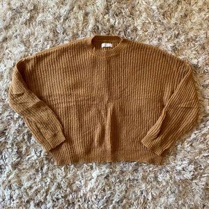 Warm Brown Oak+Fort Knit Sweater